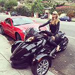 Пэрис Хилтон приобрела новый квадроцикл BRP Can-Am Spyder RT